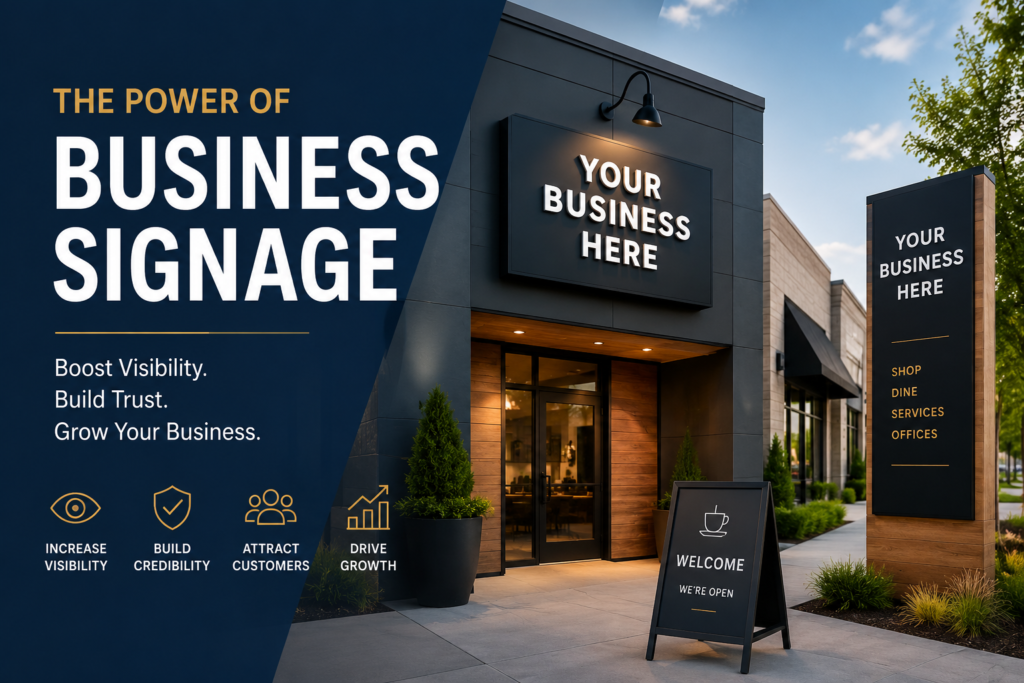 Business Signage That Drives Visibility, Branding & Growth | Sign City Express