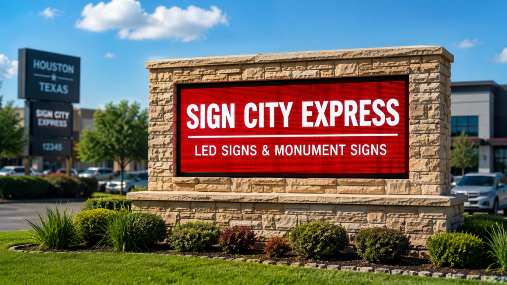 Monument Signs With LED