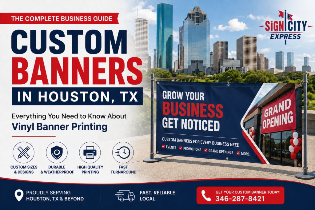 Custom Banners in Houston, TX