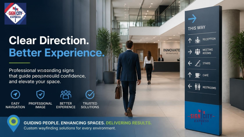 wayfinding signs for business parks